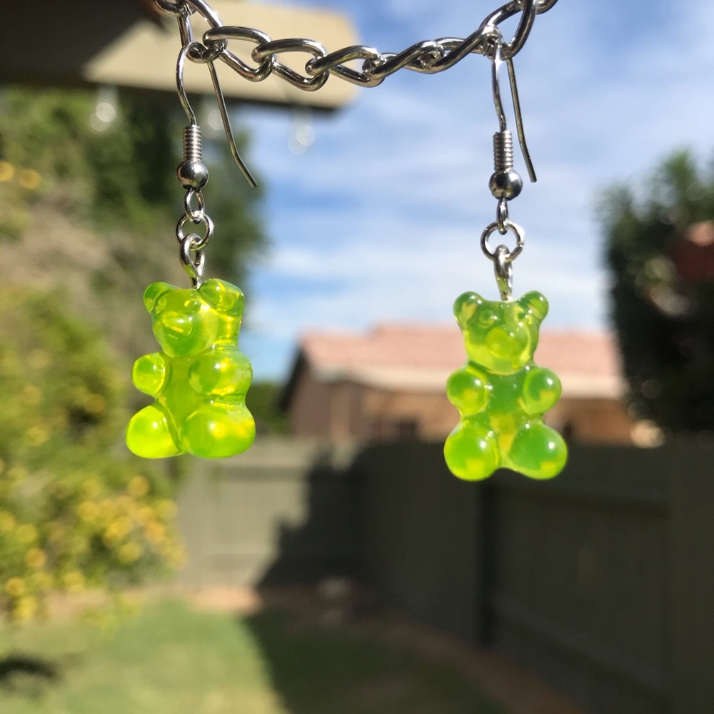 Gummy bear earrings